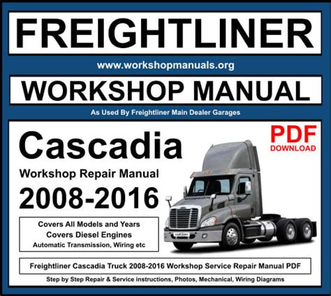 freightliner cascadia workshop manual pdf